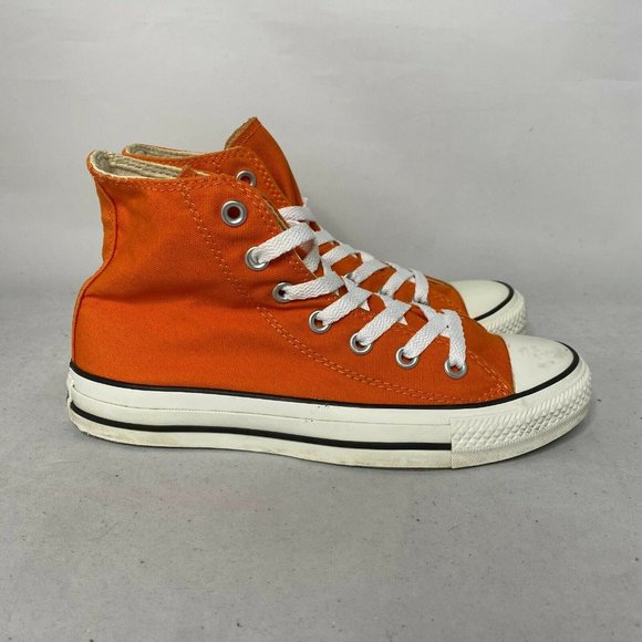 orange converse for women